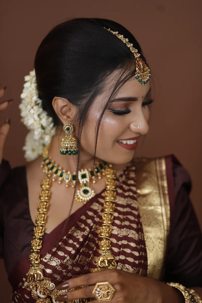 Before: Natural face without makeup for bride transformation